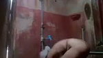 Tamil girl taking bath  wearing cloth