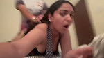 Boyfriend fuck hard  moan his gf in Doggy style