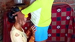 Beautiful bhabhi fucking hard in Doggy position with neighbour uncle