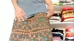 Girl show her boob  wearing cloth on video call