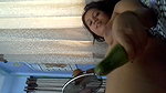 Sexy girl drilling her pussy hard