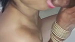Mature aunty giving Blowjob in hotel room