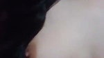 black panty girl boob