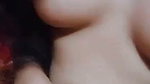 black panty girl boob