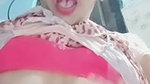 Hot aunty show her sweet boob  pink pussy