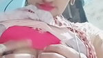 Hot aunty show her sweet boob  pink pussy