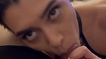 American gf giving blowjob