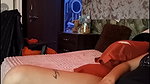 strip girl using condom nd dildo