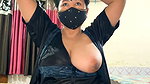88pink 4 Boobs open in black nighty nepali randi bhabhi
