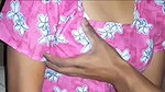 indian wife boobs pressing