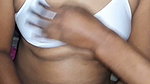 indian wife boobs pressing
