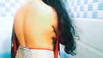 sexy figure girl bathing