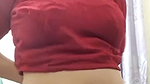 Horny bitch stripping for bf