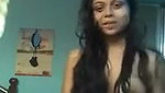 Beautiful girlfriend undress  show her sexy figure  try to dance