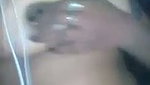 Hot cute girl show her boobs  wet pussy on video call