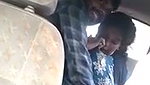 Husband share his wife with friend in car