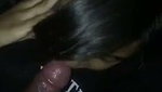 Sexy girl giving Blowjob to stepbrother