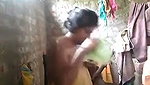 Beautiful hot girl taking bath  show her boob