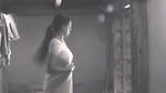 Sexy lady changing dress