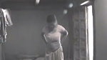 Sexy lady changing dress
