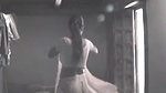 Sexy lady changing dress