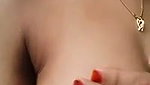 Beautiful girl show her hot boob