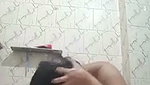 Sexy bhabhi nude  washing her hair