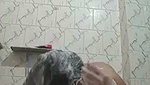 Sexy bhabhi nude  washing her hair