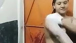 Sexy lady taking bath  showing