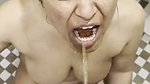 New update hot girl drinking piss  eat cum