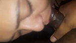 Chubby babe rimjob and blowjob