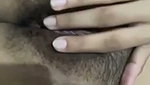 Sexy babe fingering and showing boobs