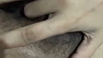Sexy babe fingering and showing boobs