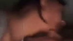 Sexy babe kissing and blowjob with bf