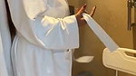 Big ass aunty taking shower