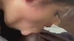 Newly married Hot Babe Thick Black Dick Blowjob
