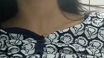 Sexy girl boob pressing  enjoying herself