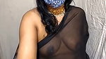 bhabhi strip transparent saree and full nude