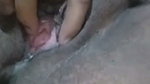 Sexy lady showing her huge boob  pussy