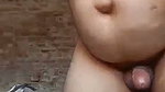 Fatty old man having small dick try to fuck hard neighbour aunty