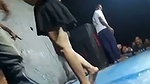 Sexy girls nude dancing on stage