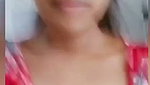 Sexy hot girl pressing her boobs  showing