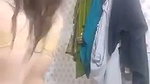 Beautiful aunty taking shower
