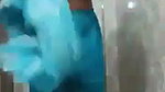 Aunty show her boobs  pussy in bathroom  again wear dress
