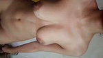 Beautiful sexy girl show her boobs  pussy to bf