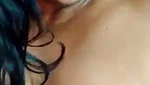 Sexy lady show her huge boobs