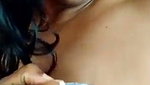 Sexy lady show her huge boobs