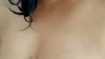 Sexy lady show her huge boobs