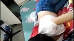 Beautiful hot girl give Blowjob  lick bf ass