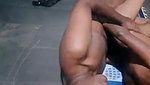 Village aunty fucking hard on floor with neighbour uncle